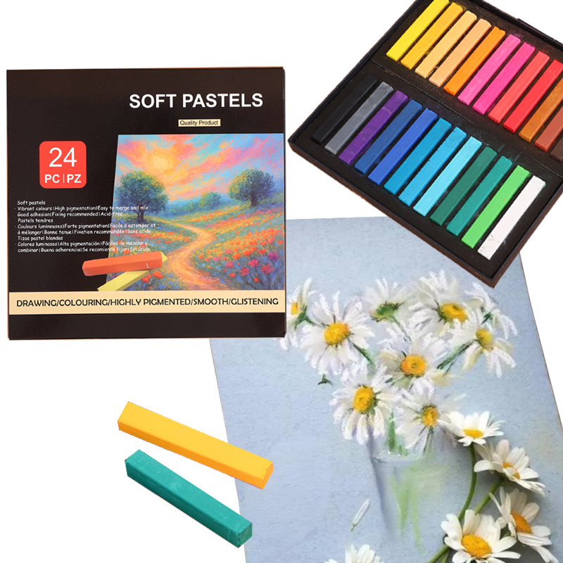 12/24 Color Chalk Soft Pastel  - Chalk Pastel Set ulasan dan harga