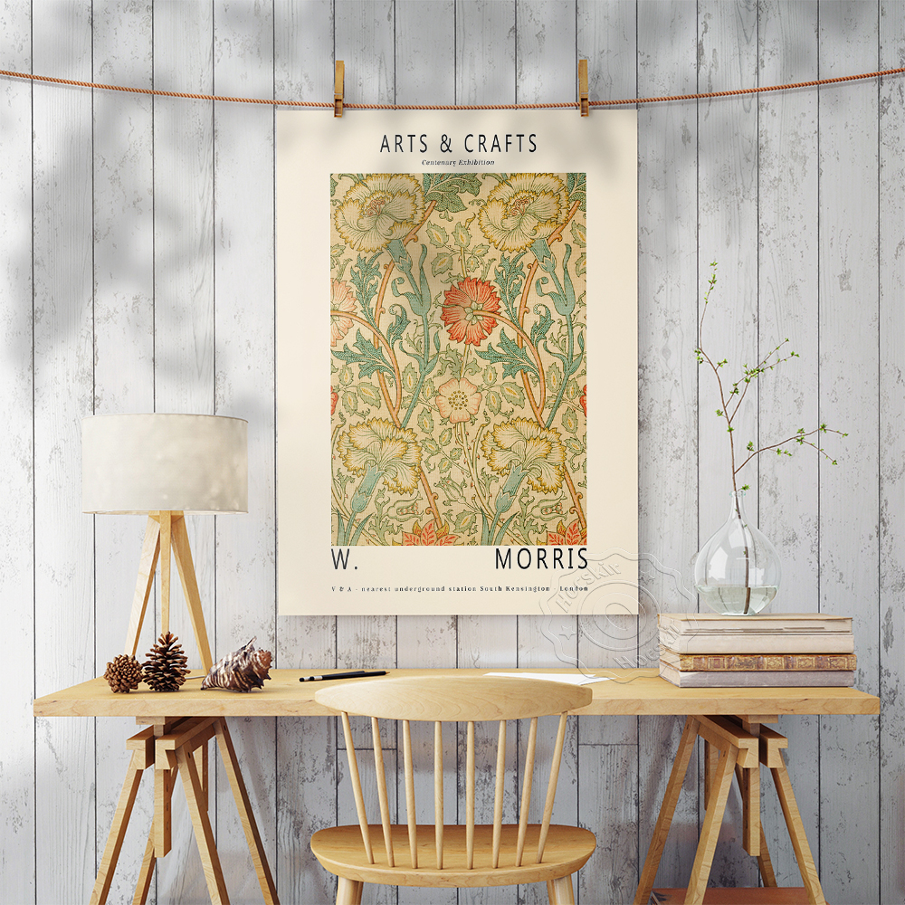 William Morris Exhibition Post - Art Craft William Morris ulasan dan harga