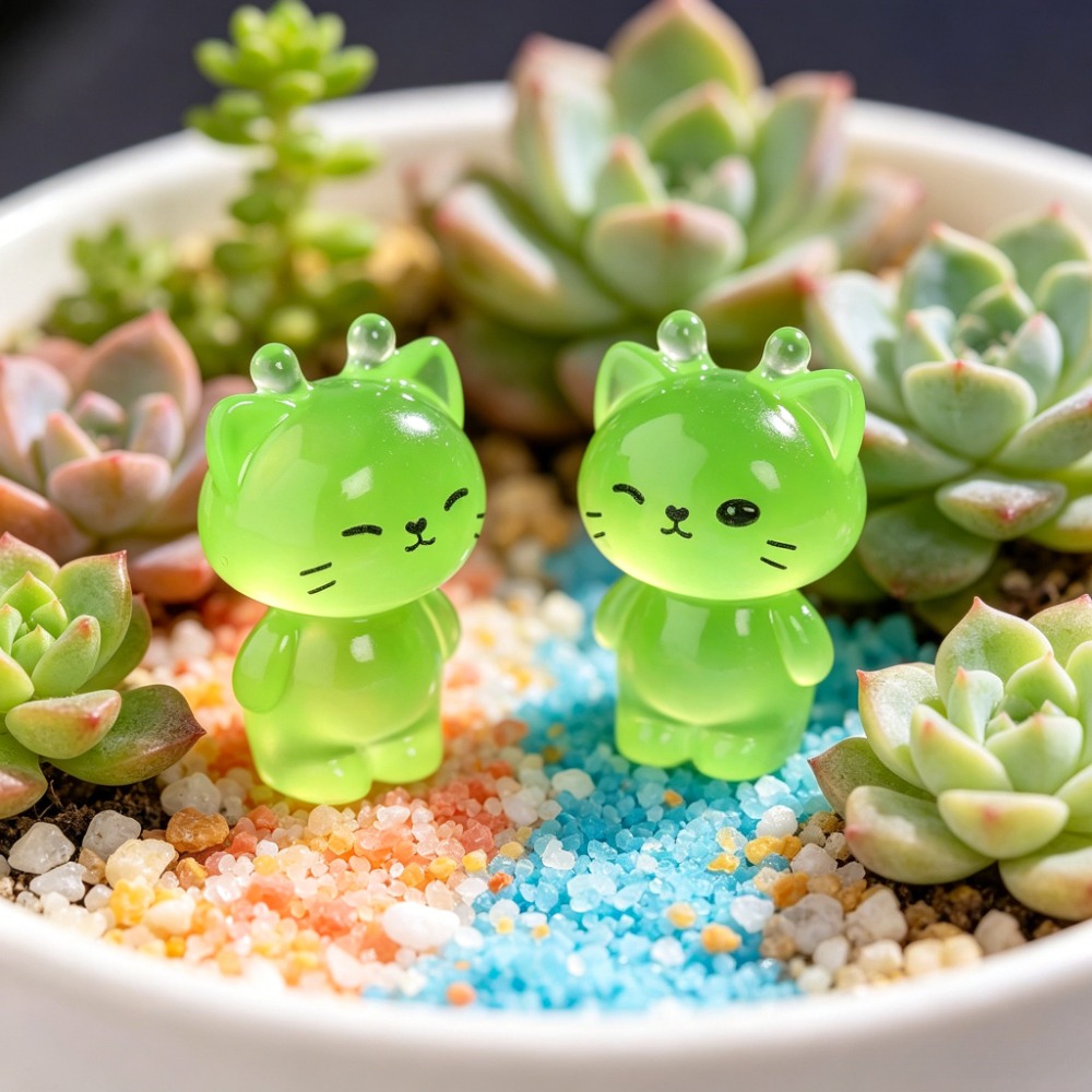 40PCS Random Cute Alien Cat Re - Art Craft Cat ulasan dan harga