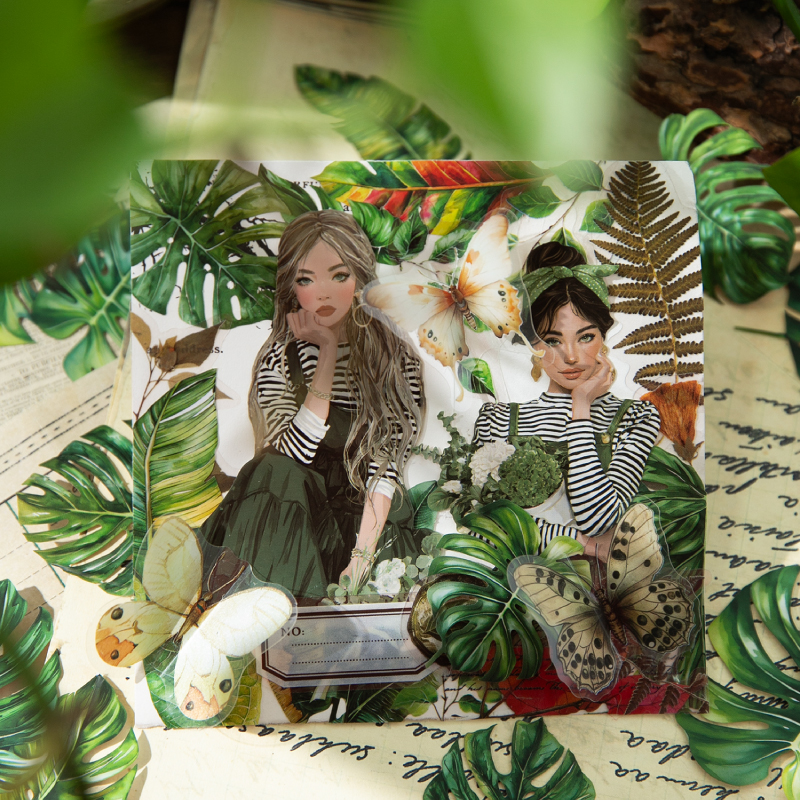 Journal GO 20pcs Golden Autumn - Art Craft With Leaves ulasan dan harga