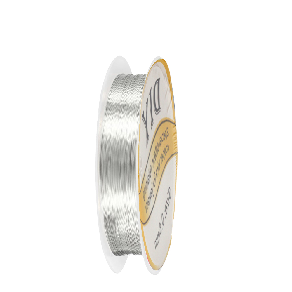 1Roll Silver Copper Wire 0.3/0 - Art Craft Diy ulasan dan harga
