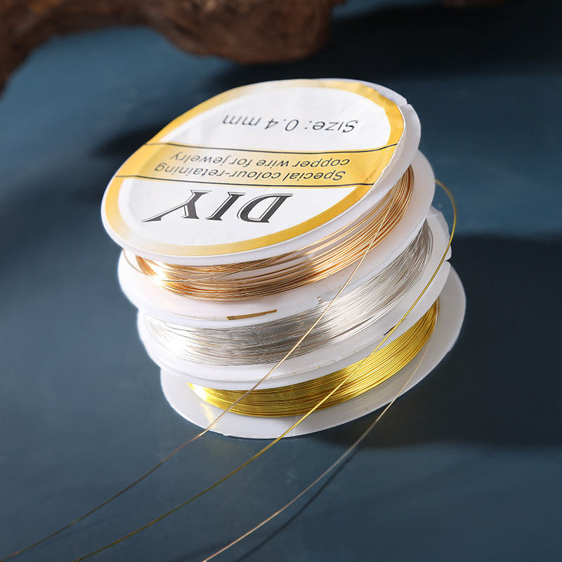 1Roll Silver Copper Wire 0.3/0 - Art Craft Diy ulasan dan harga