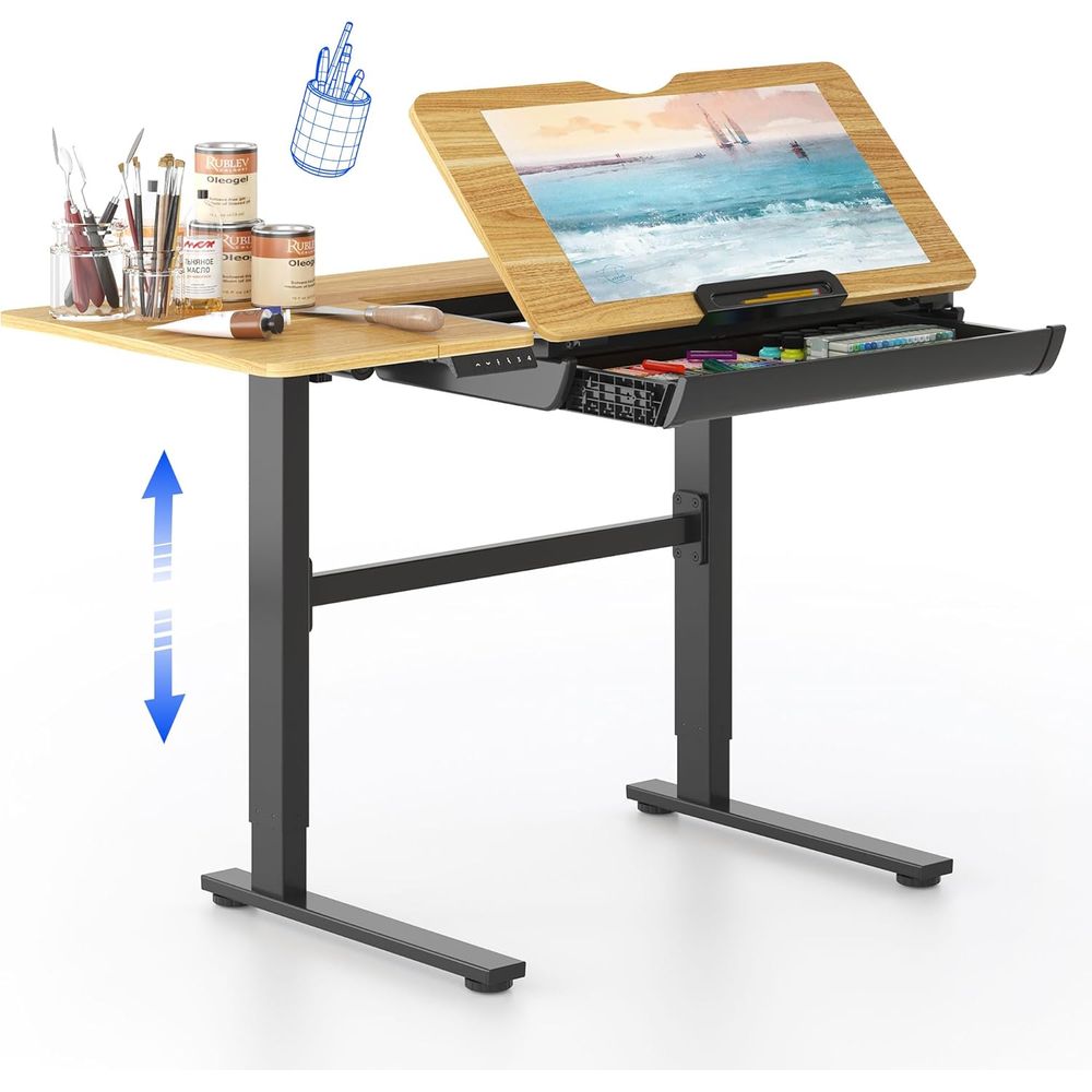 Adjustable Height Electric Sta - Art & Craft Valley ulasan dan harga