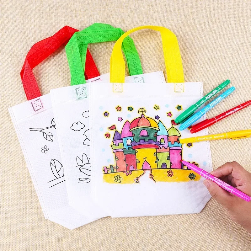 1-10pcs Sets DIY Graffiti Bag  - Art Craft 5 Year Old ulasan dan harga