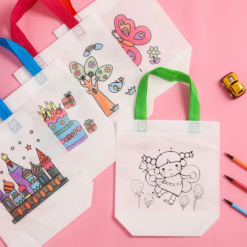 1-10pcs Sets DIY Graffiti Bag  - Art Craft 5 Year Old ulasan dan harga