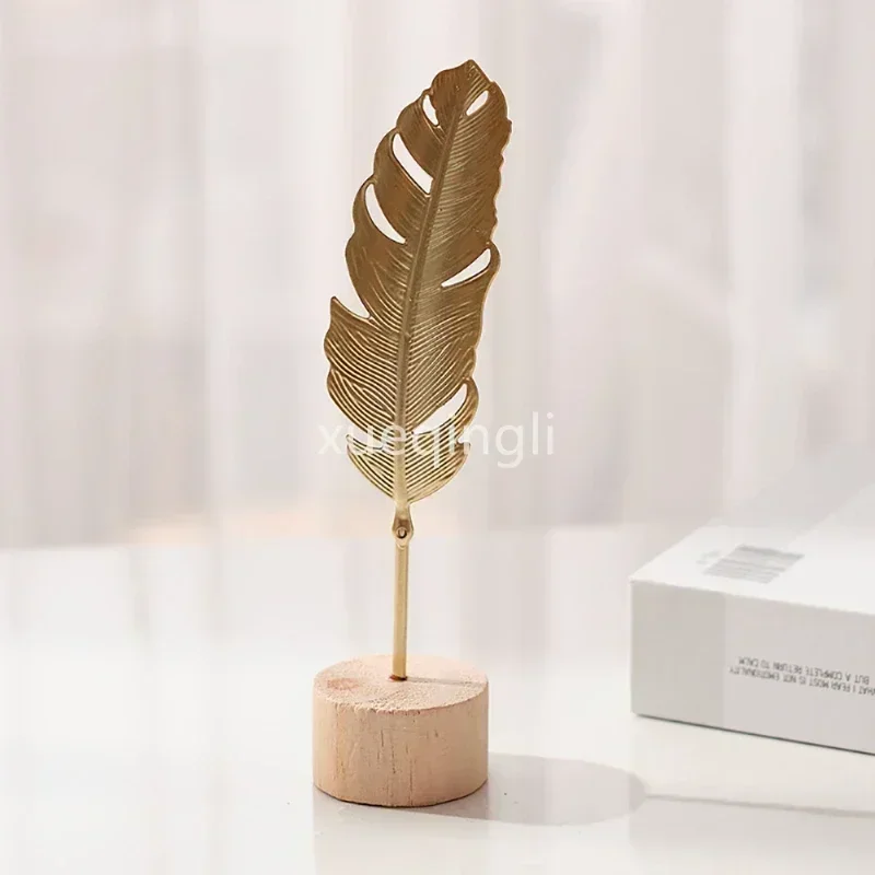 1pc Nordic Style Iron Art Gink - Art Craft With Leaves ulasan dan harga