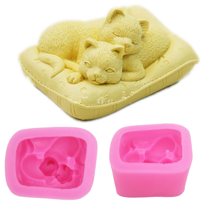 Non-Stick Silicone Cat Mould 3 - Art Craft Cat ulasan dan harga