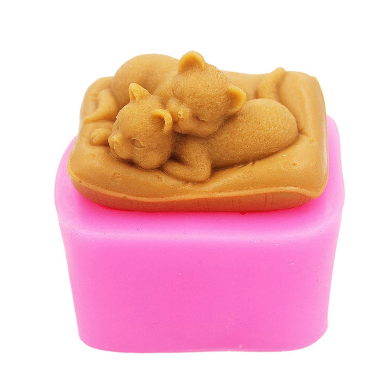 Non-Stick Silicone Cat Mould 3 - Art Craft Cat ulasan dan harga