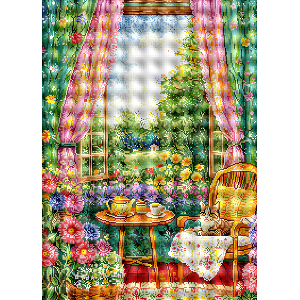 5D DIY Diamond Painting Kit -  - Art Craft Cat ulasan dan harga