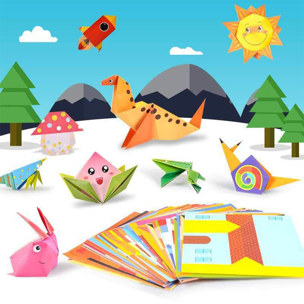 Origami Kit 30/108 Sheets Orig - Art Craft 5 Year Old ulasan dan harga