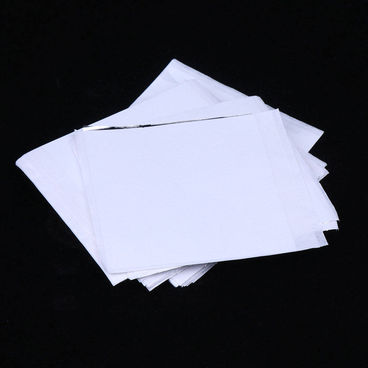 100 Sheets 9x9cm Imitation Sil - Art Craft With Leaves ulasan dan harga