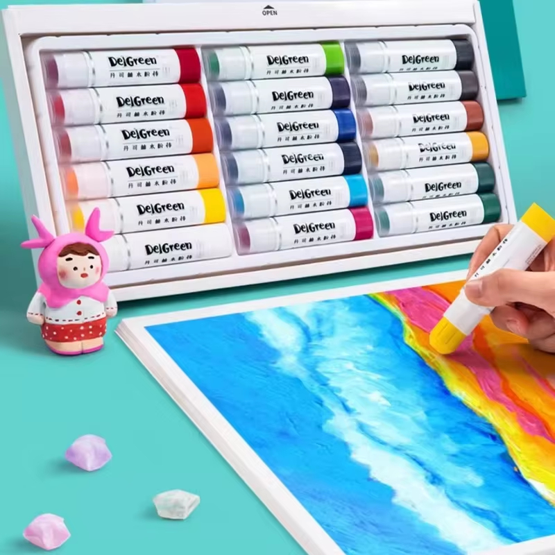 6/24 Colors Soft Solid Gouache - Chalk Pastel Set ulasan dan harga