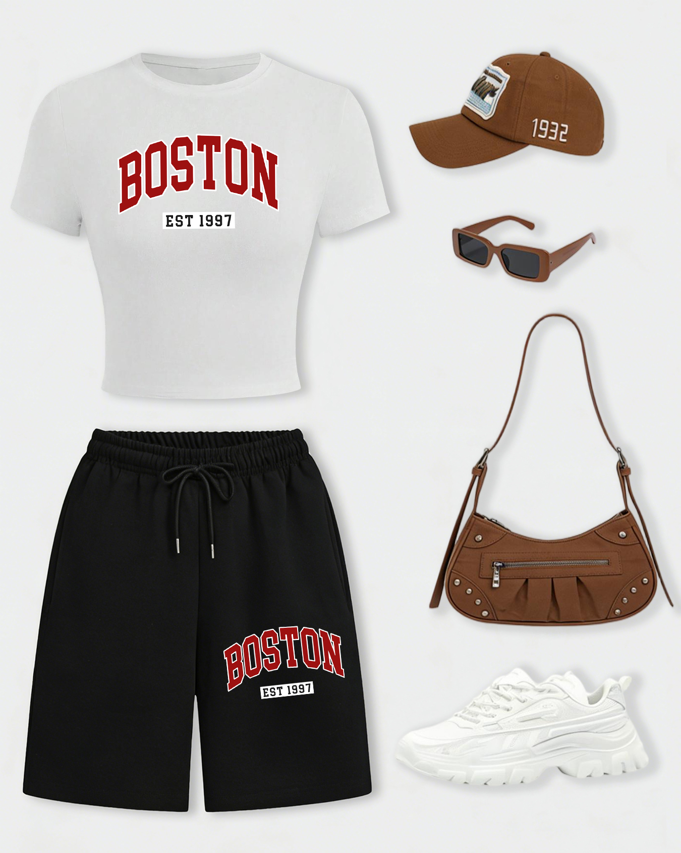 Boston Letter Est 1997 Women T - Art & Craft Paper Origami ulasan dan harga