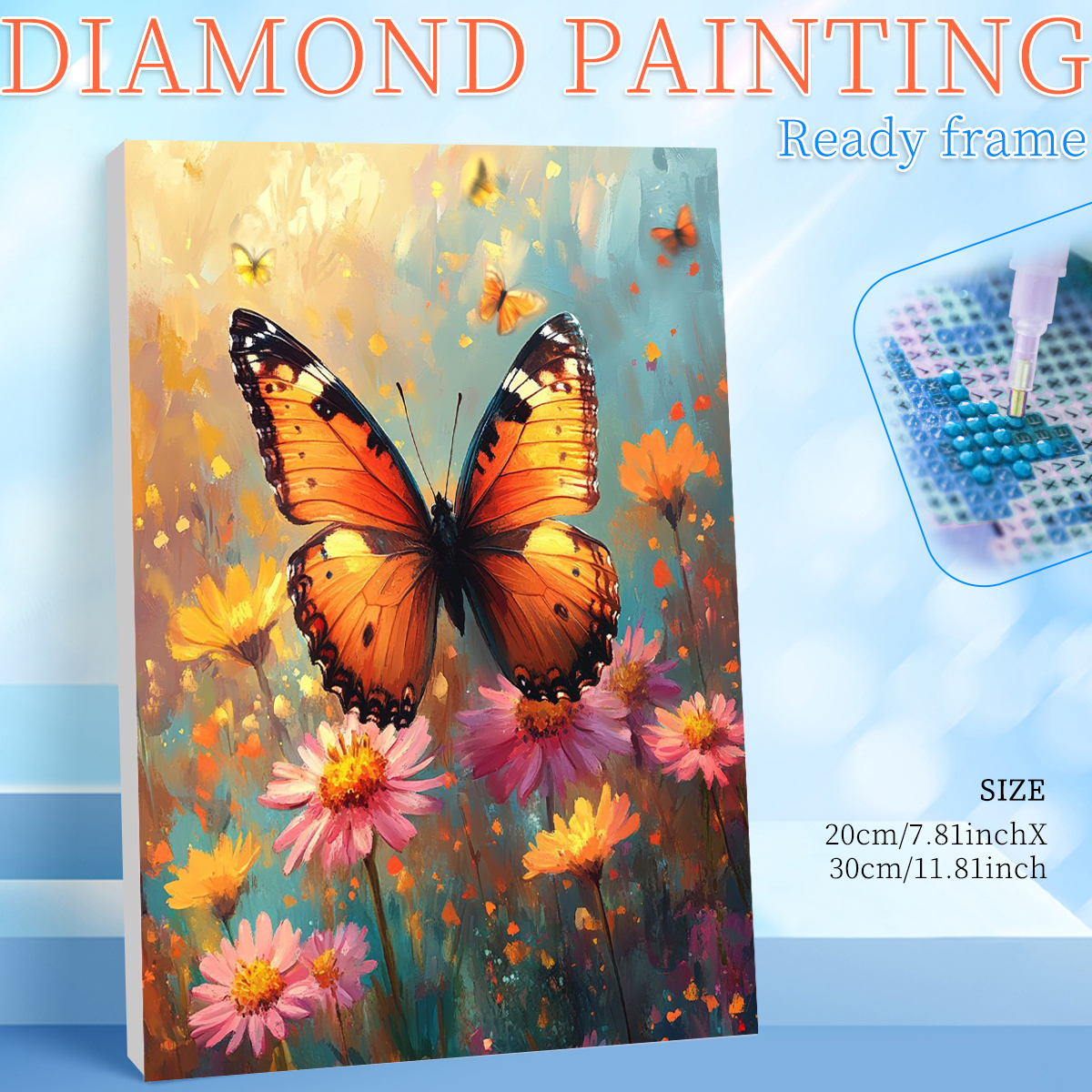 RUOPOTY Framed Butterfly 5d Di - Art Craft Ideas For Adults ulasan dan harga