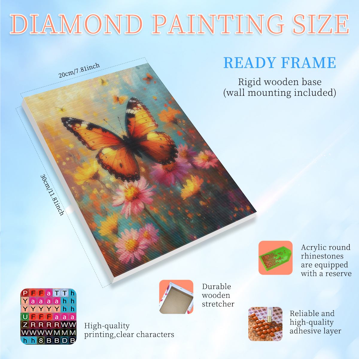 RUOPOTY Framed Butterfly 5d Di - Art Craft Ideas For Adults ulasan dan harga