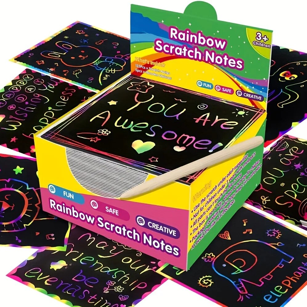 Many Creative Scratch Art Card - Art Craft 5 Year Old ulasan dan harga