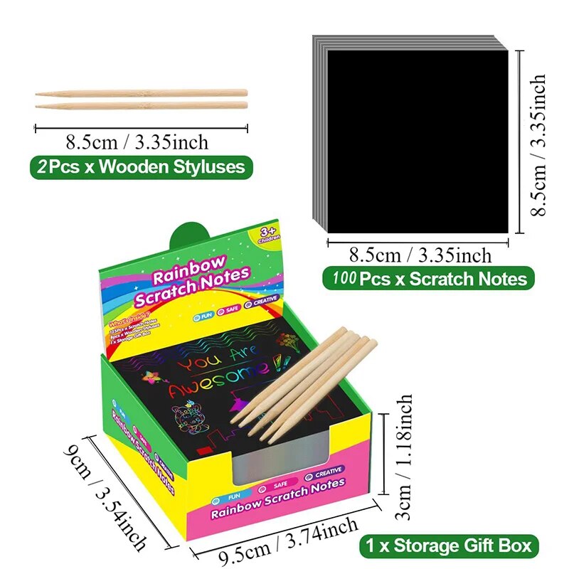 Many Creative Scratch Art Card - Art Craft 5 Year Old ulasan dan harga