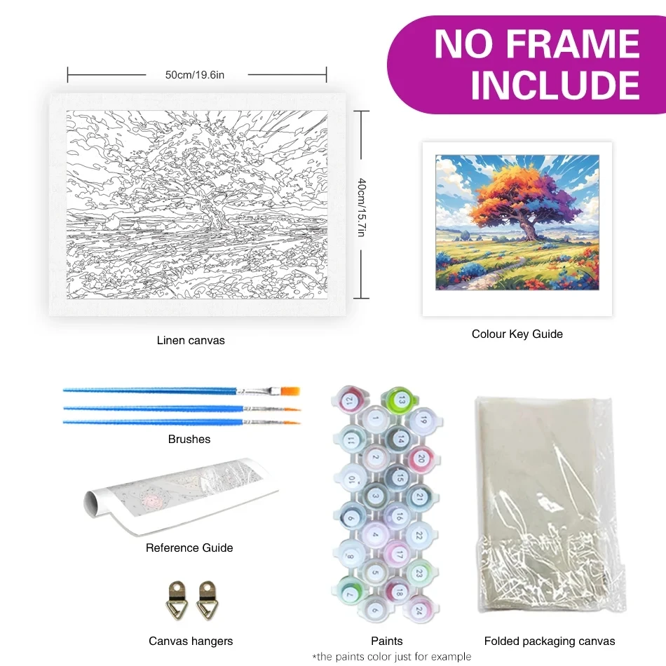 RUOPOTY Painting By Number For - Art And Craft Jungle ulasan dan harga