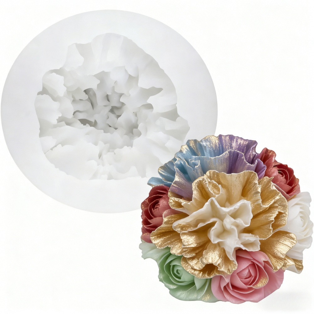 3-Piece Silicone Molds for Ros - Art Craft Rose ulasan dan harga