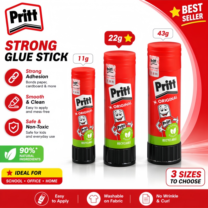 Original Pritt Glue Stick Non- - Art Craft 5 Year Old ulasan dan harga
