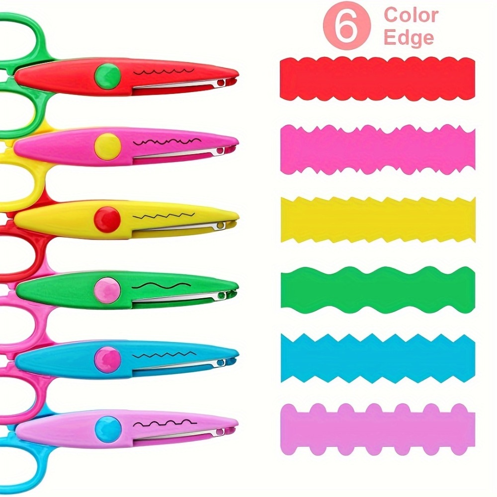 6Pcs/Set Decorative Wavy Sciss - Art Craft 5 Year Old ulasan dan harga