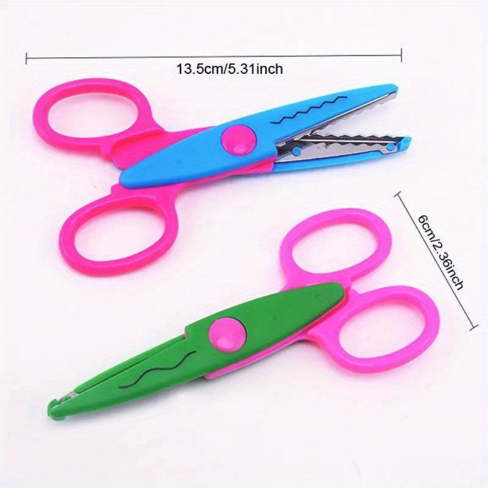 6Pcs/Set Decorative Wavy Sciss - Art Craft 5 Year Old ulasan dan harga