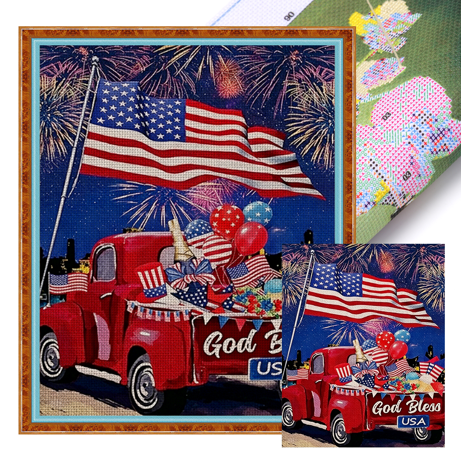 Independence Day Full 11CT DIY - Art And Craft Independence Day ulasan dan harga