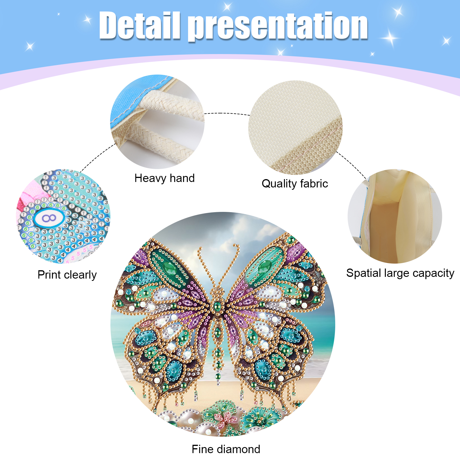 Diamond Art Painting Handbag K - Art Craft Shop ulasan dan harga