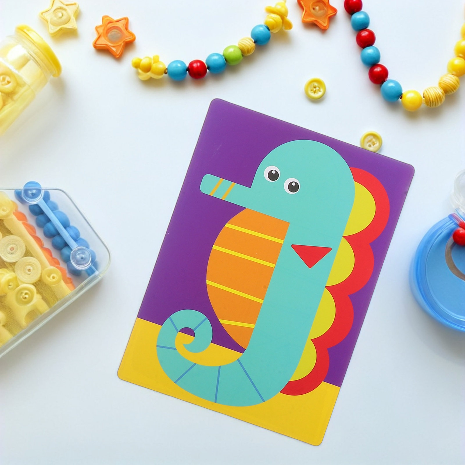 1Set Eva Foam Stickers DIY 3D  - Art Craft For Preschool ulasan dan harga