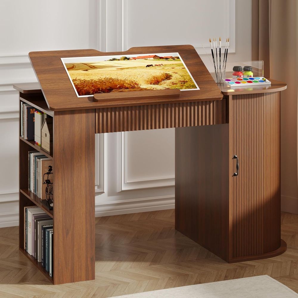 Storage Cabinet Desk with Shel - Art & Craft Valley ulasan dan harga