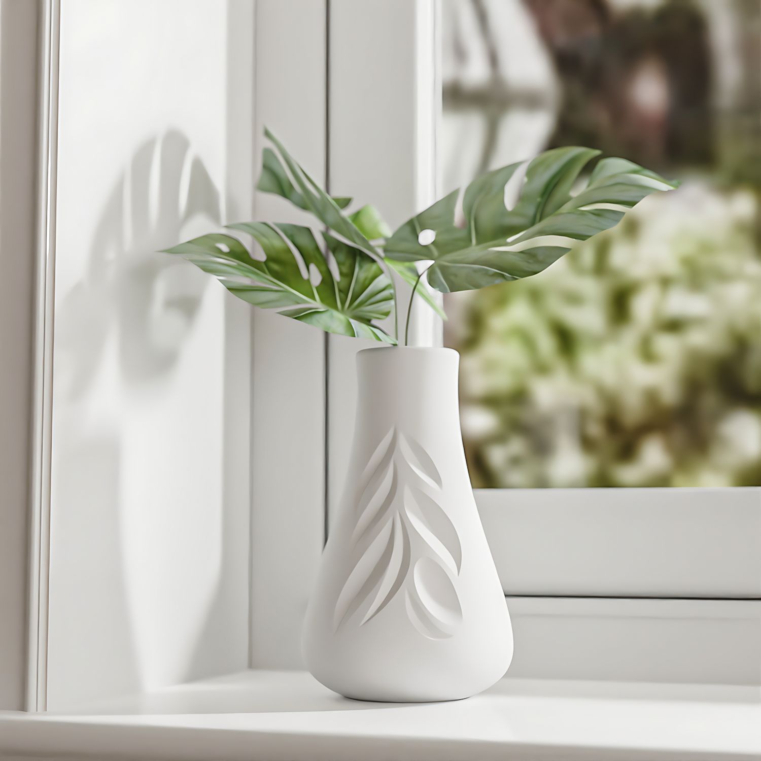 Leaf Texture Vase Silicone Mol - Art Craft With Leaves ulasan dan harga