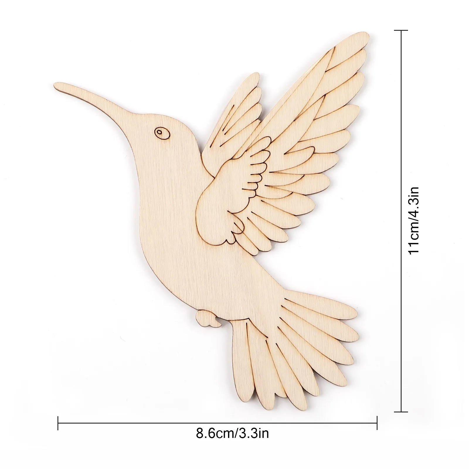 10pcs Unfinished Wood Animal B - Art & Craft Valley ulasan dan harga