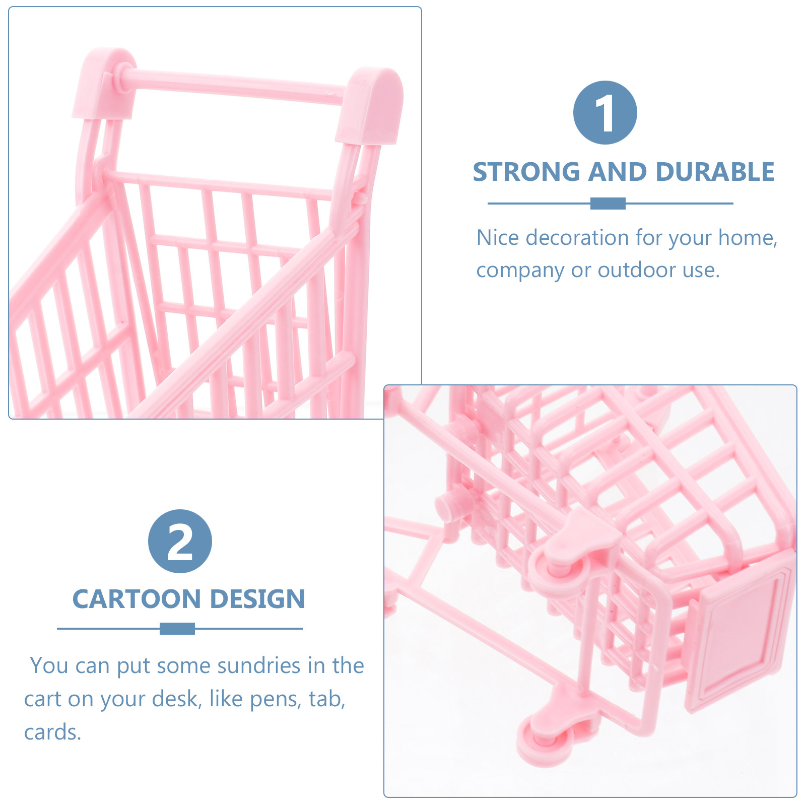 1Pcs Mini Shopping Cart Trolly - Art Craft Shop ulasan dan harga