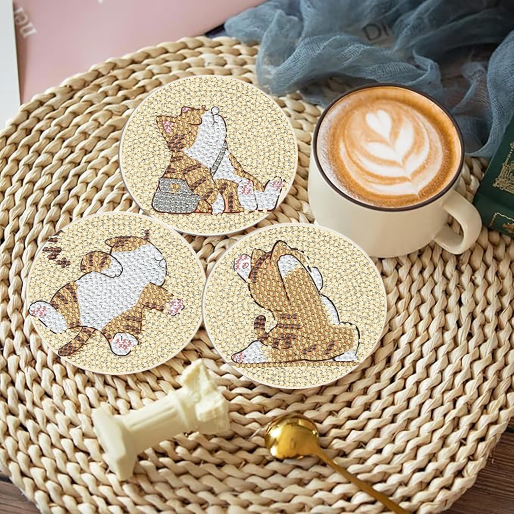 8 pieces/set of diamond painte - Art Craft Cat ulasan dan harga