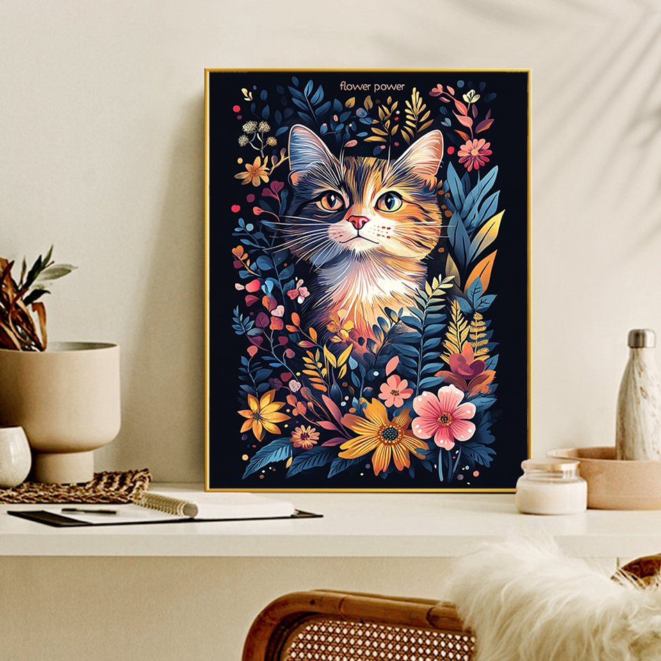 GATYZTORY Painting By Number D - Art Craft Cat ulasan dan harga