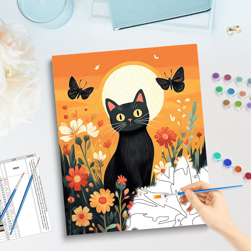 GATYZTORY Painting By Number D - Art Craft Cat ulasan dan harga
