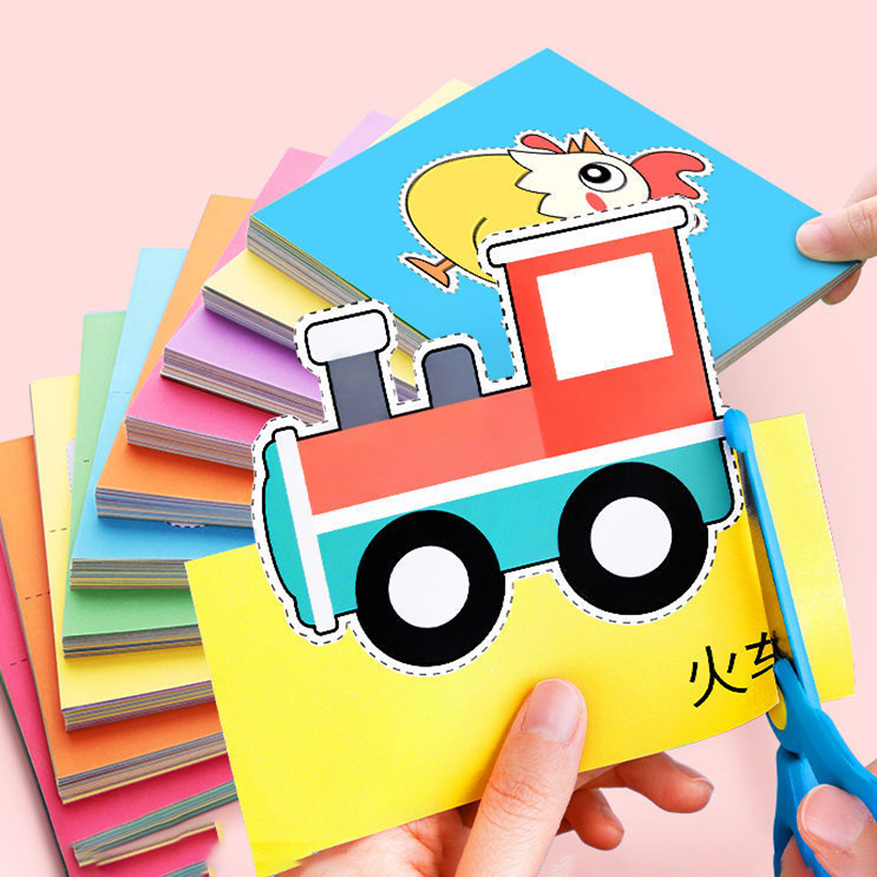 96Pcs Fun Paper Cutting Set, P - Art Craft 5 Year Old ulasan dan harga