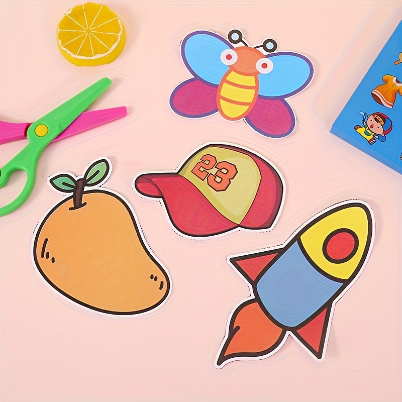 96Pcs Fun Paper Cutting Set, P - Art Craft 5 Year Old ulasan dan harga