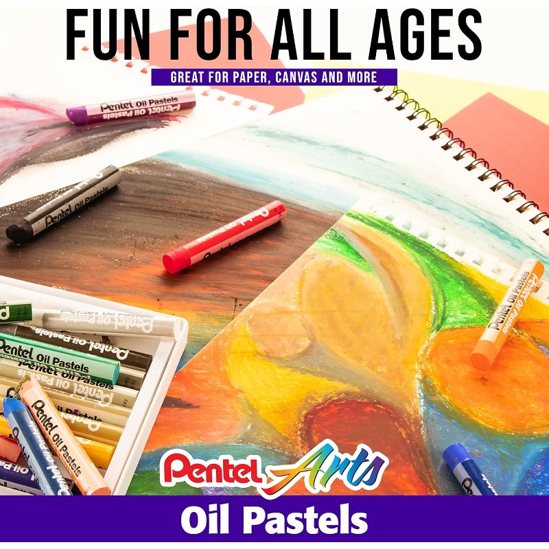 Pentel Arts Oil Pastel Set 6/1 - Chalk Pastel Set ulasan dan harga