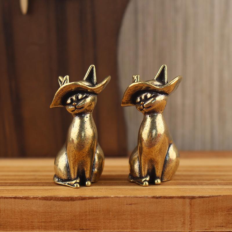 Solid Brass Princess Cat Statu - Art Craft Cat ulasan dan harga