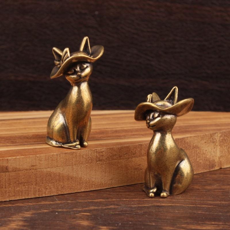 Solid Brass Princess Cat Statu - Art Craft Cat ulasan dan harga