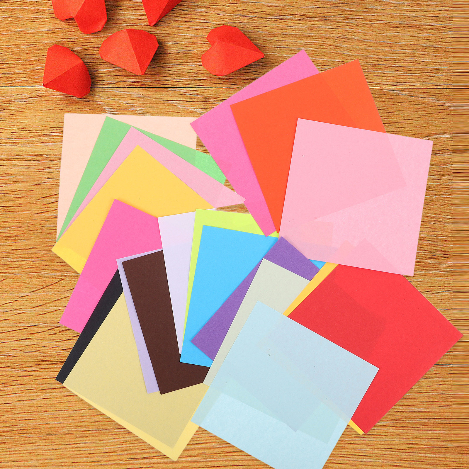 200Pcs Origami Paper Colorful  - Art Craft For Preschool ulasan dan harga