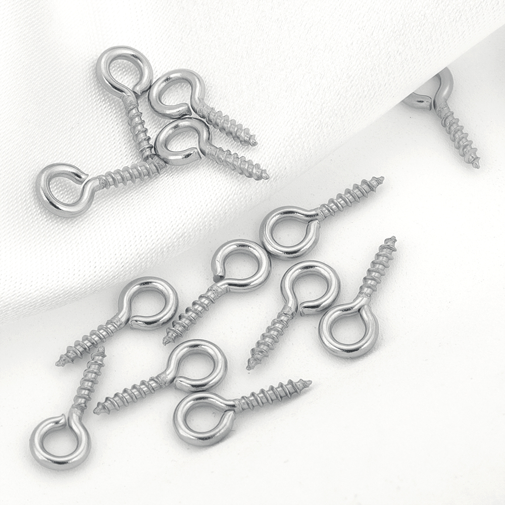 100pcs/lot Stainless Steel Min - Art Craft Eyes ulasan dan harga