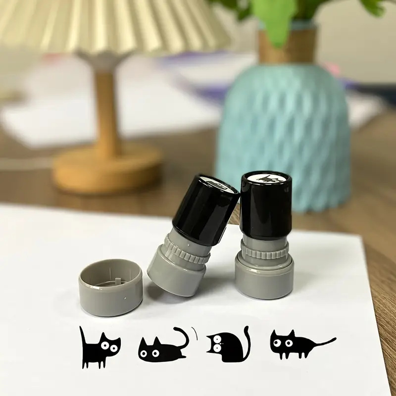 Adorable Tilted Neck Black Cat - Art Craft Cat ulasan dan harga