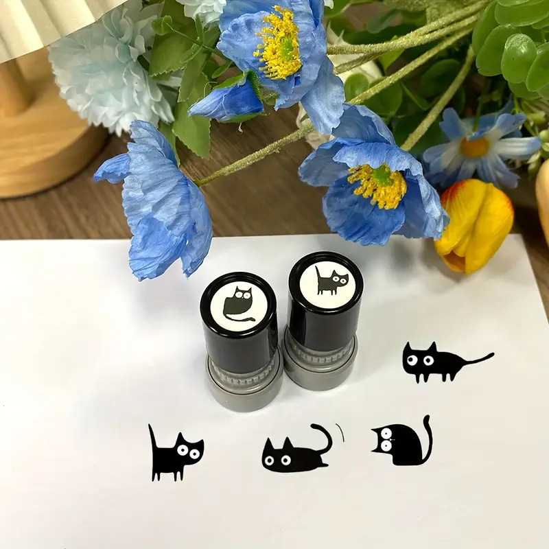 Adorable Tilted Neck Black Cat - Art Craft Cat ulasan dan harga
