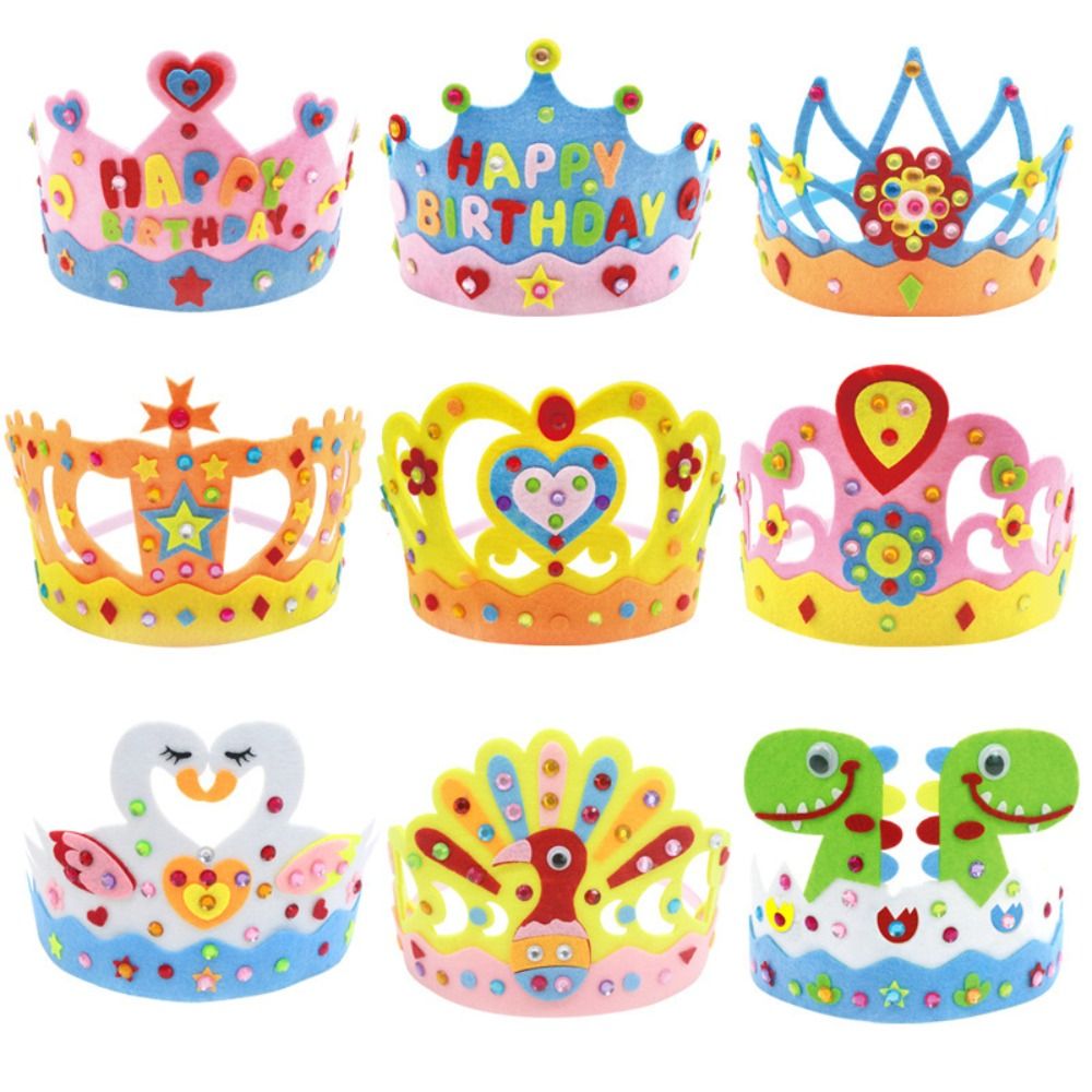 Children's Non-woven DIY Crown - Art Craft 5 Year Old ulasan dan harga
