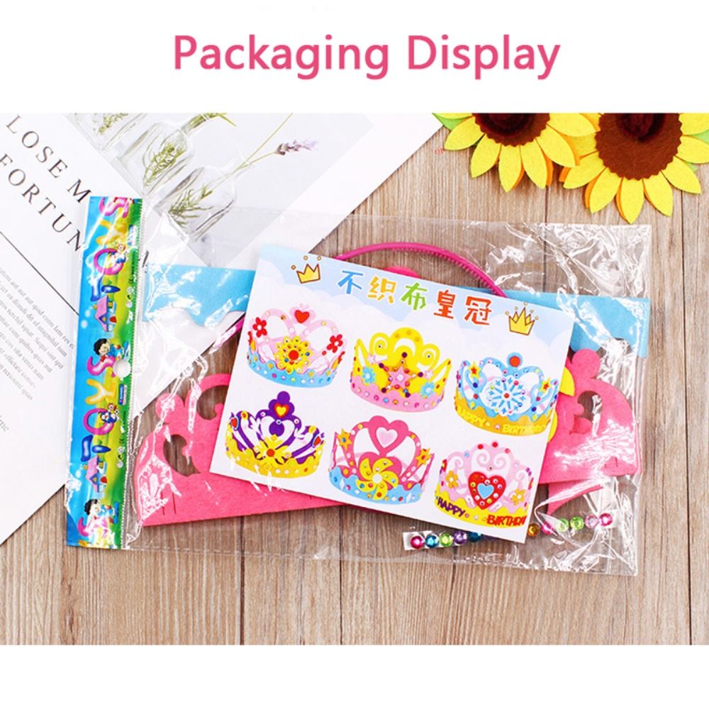 Children's Non-woven DIY Crown - Art Craft 5 Year Old ulasan dan harga