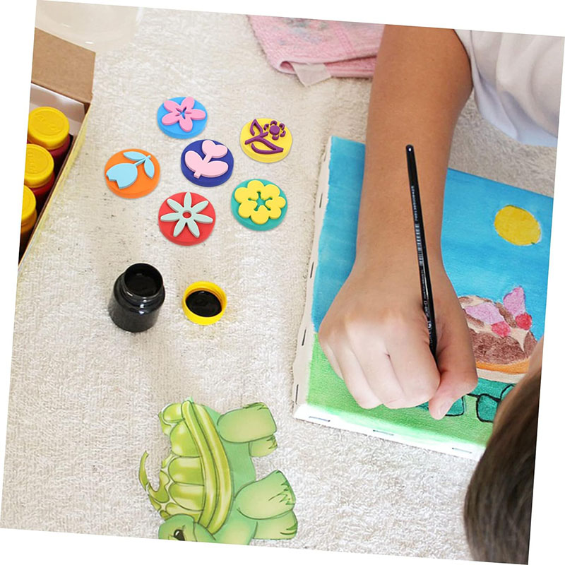6Pcs/bag Foam Stamps for Paint - Art Craft 5 Year Old ulasan dan harga