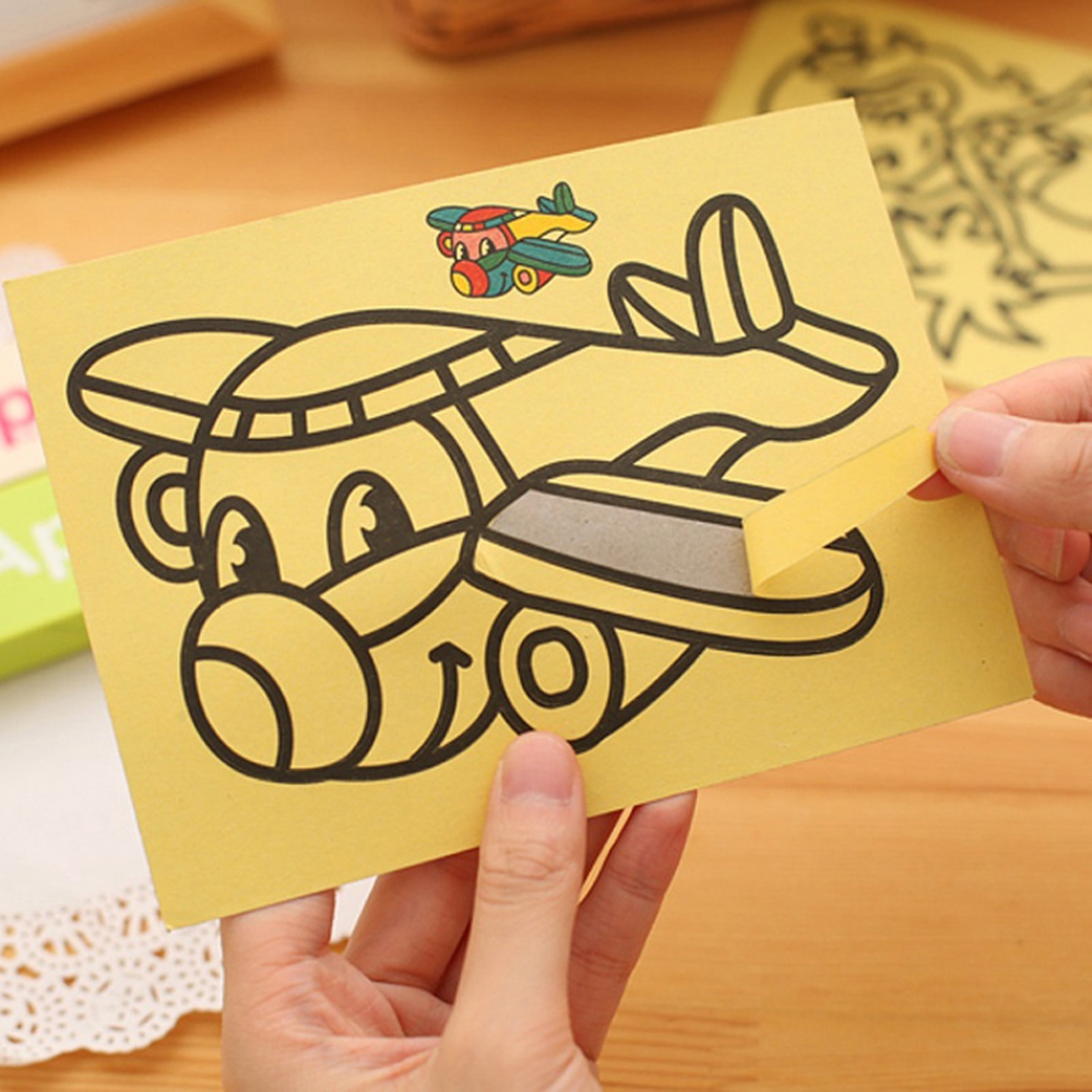 Childrens DIY Sand Art Kit Car - Art Craft For Preschool ulasan dan harga