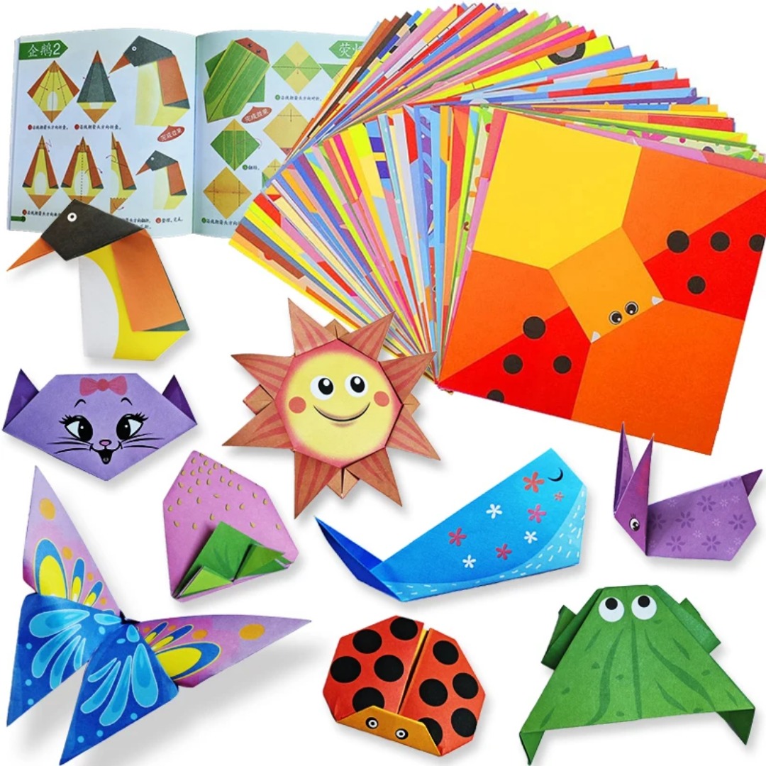 New Origami Kit 30 Sheets Orig - Art Craft 5 Year Old ulasan dan harga